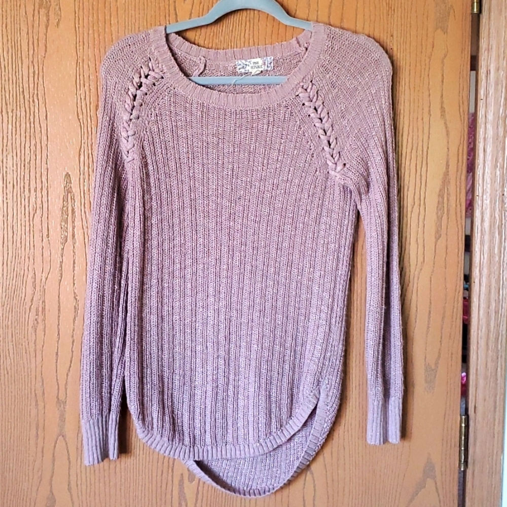 Pink Republic Lavender Knit Sweater